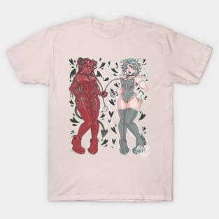 Angel Devil Girlfriends T-Shirt